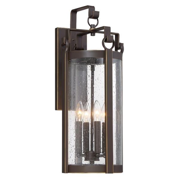 The Great Outdoors Somerset Lane 4 Light 25" Tall Outdoor Wall Sconce